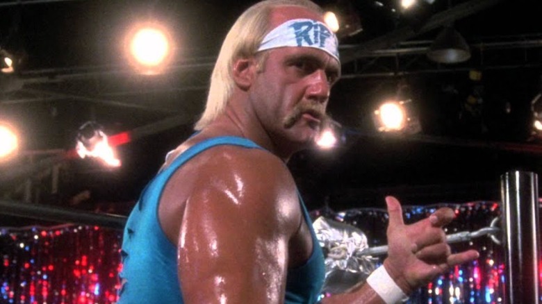 Rip Thomas wearing a headband in No Holds Barred