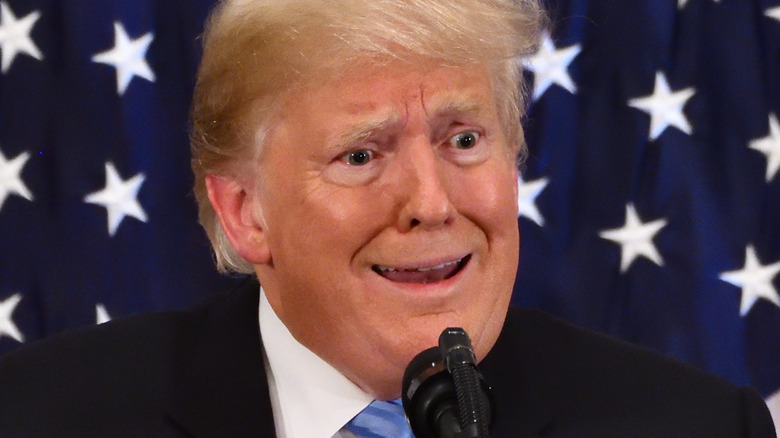 Donald Trump smiling