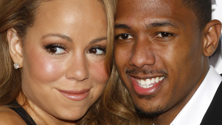 Mariah Carey and Nick Cannon on the red carpet