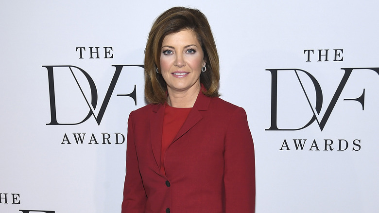Norah O'Donnell posing on the red carpet