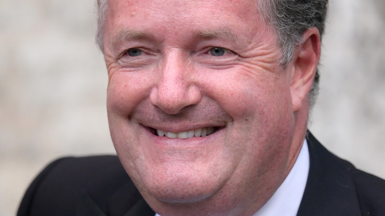 Piers Morgan smiling