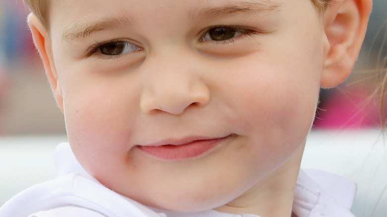 Prince George smirking