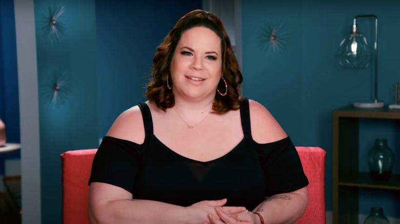 Whitney Way Thore smiling during on-camera interview