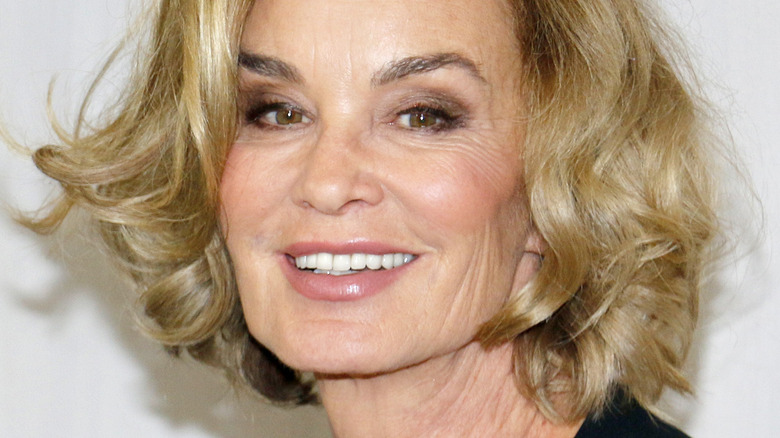 Jessica Lange smiles at the camera