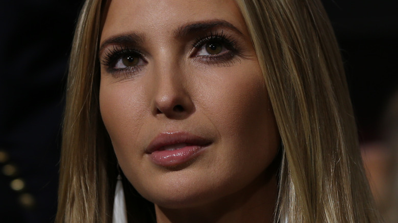 Ivanka Trump looking into the distance