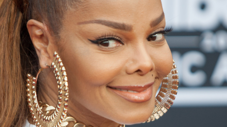 Janet Jackson smiling