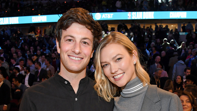 Joshua Kushner and Karlie Kloss smiling