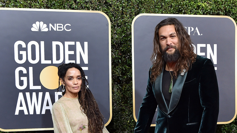 Lisa Bonet and Jason Momoa red carpet