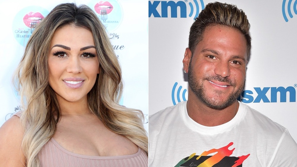 Jen Harley on red carpet, Ronnie Ortiz-Margo on red carpet