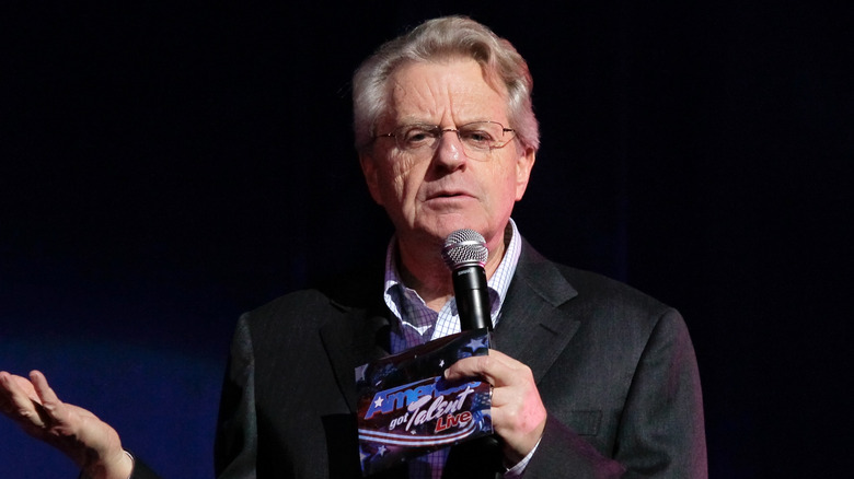 Jerry Springer hosting the America's Got Talent tour