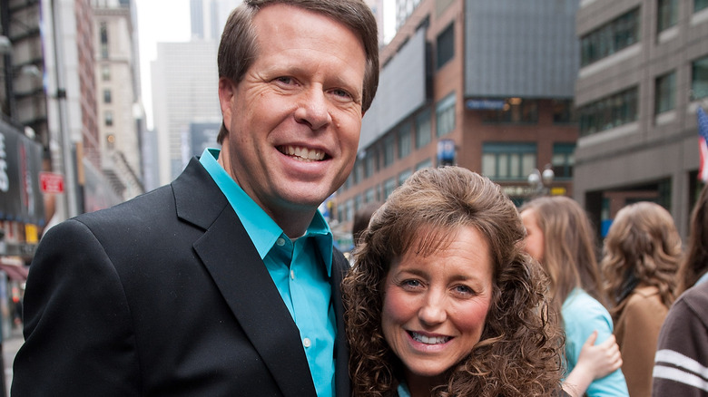 Jim Bob and Michelle Duggar smiling