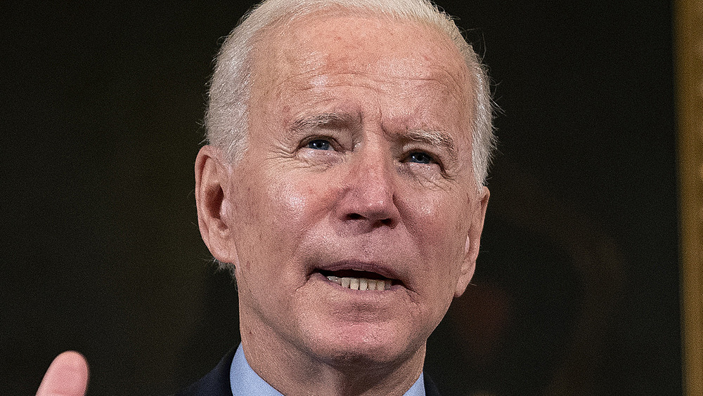 Joe Biden speaks at the White House 