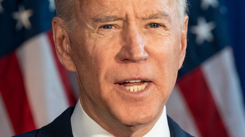 President Joe Biden speaking at an event 