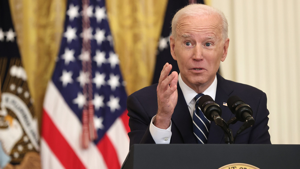 Biden answers questions