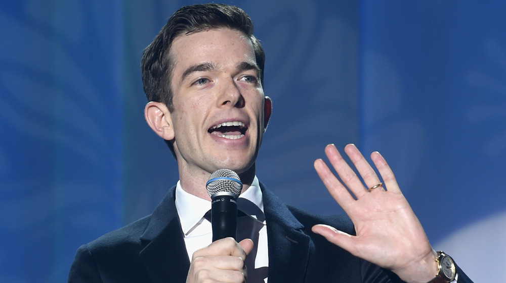 John Mulaney performing stand-up