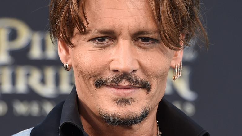 Johnny Depp arrives for "Pirates of the Caribbean: Dead Men Tell No Tales" 