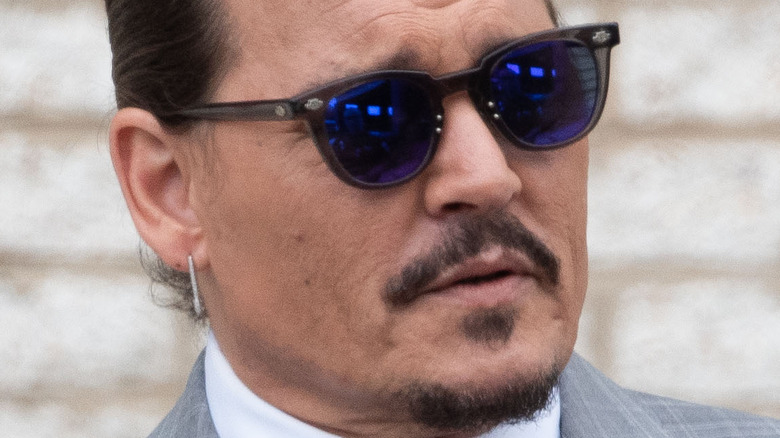 Johnny Depp in sunglasses