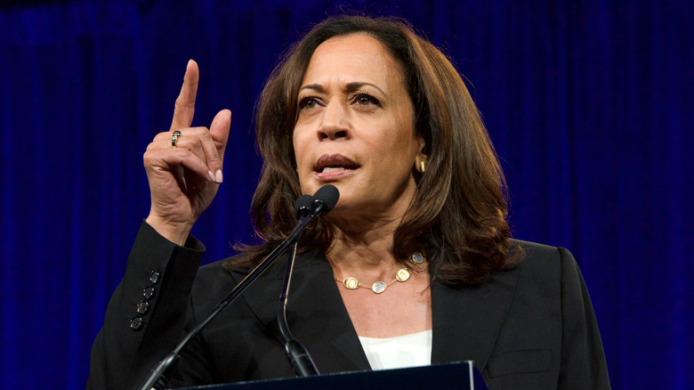 Kamala Harris speaking