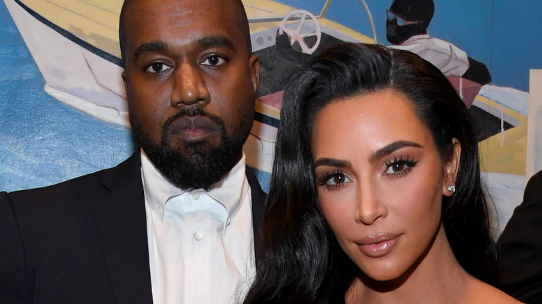 Kanye West and Kim Kardashian
