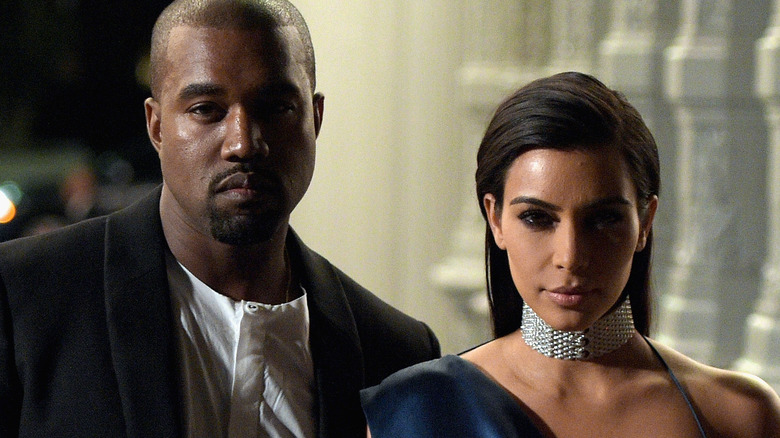 Kanye West and Kim Kardashian