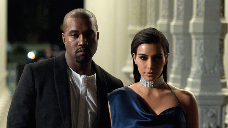 Kanye West and Kim Kardashian