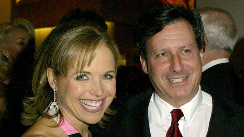 Katie Couric Tom Werner candid