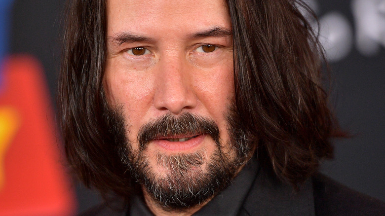 Keanu Reeves long hair