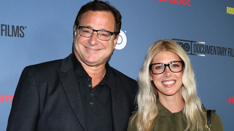 Kelly Rizzo and Bob Saget smiling