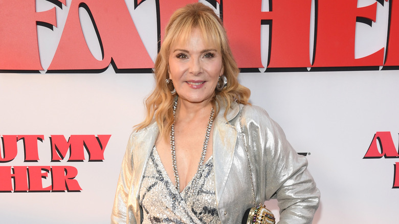 Kim Cattrall posing
