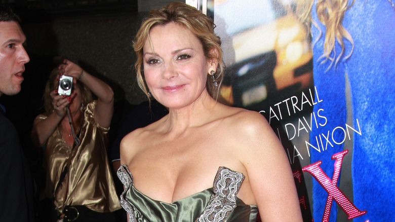 Kim Cattrall posing