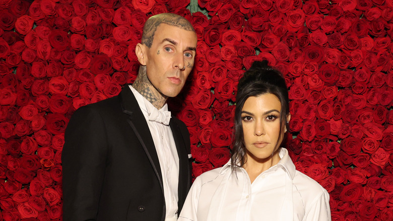 Travis Barker and Kourtney Kardashian