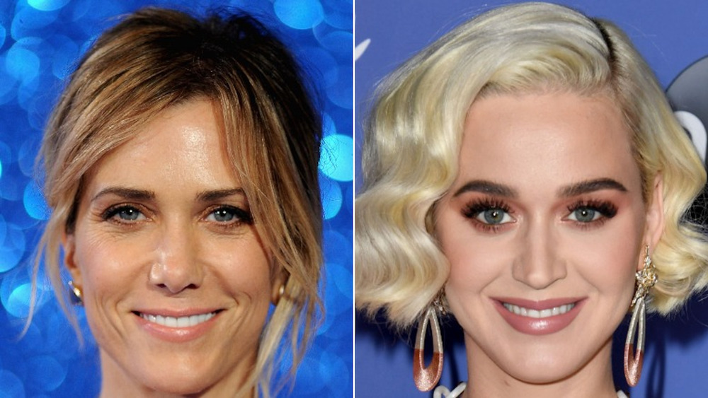 Katy Perry and Kristen Wiig smiling