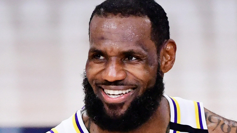 LeBron James smiling