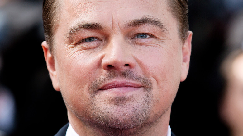 Leonardo DiCaprio smiling