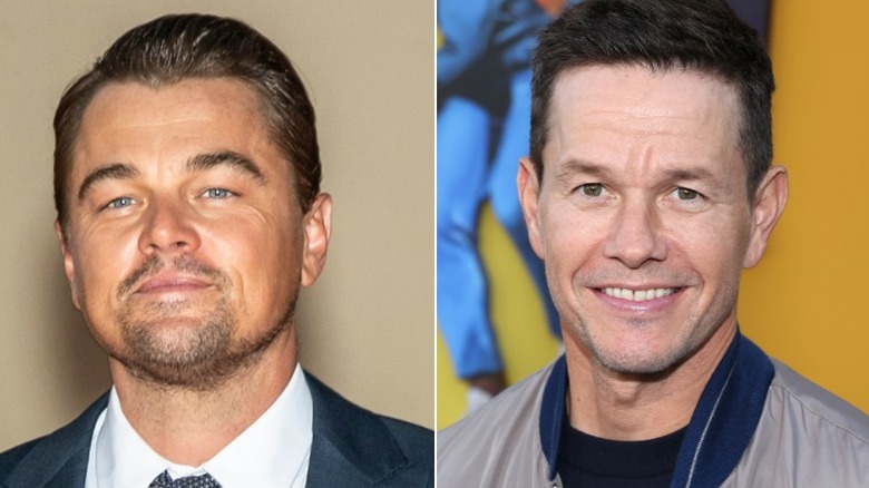 Leonardo DiCaprio; Mark Wahlberg smiling
