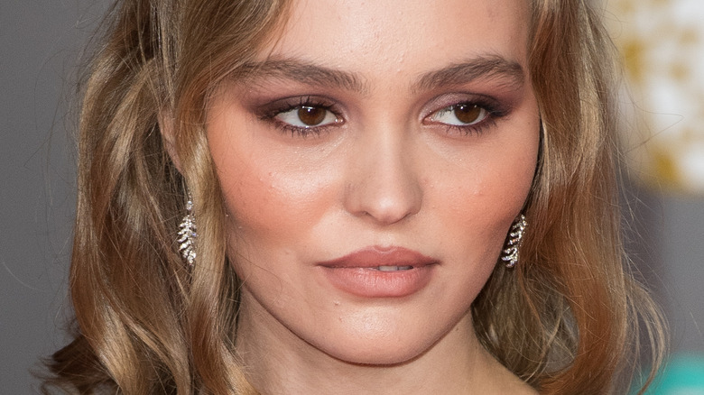 Lily-Rose Depp on the red carpet