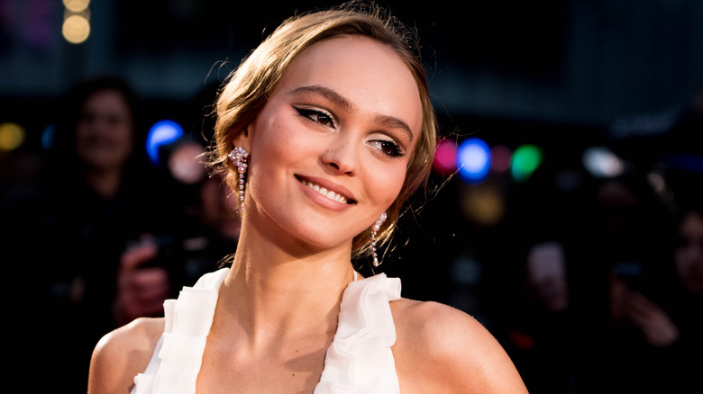 Lily-Rose Depp on the red carpet