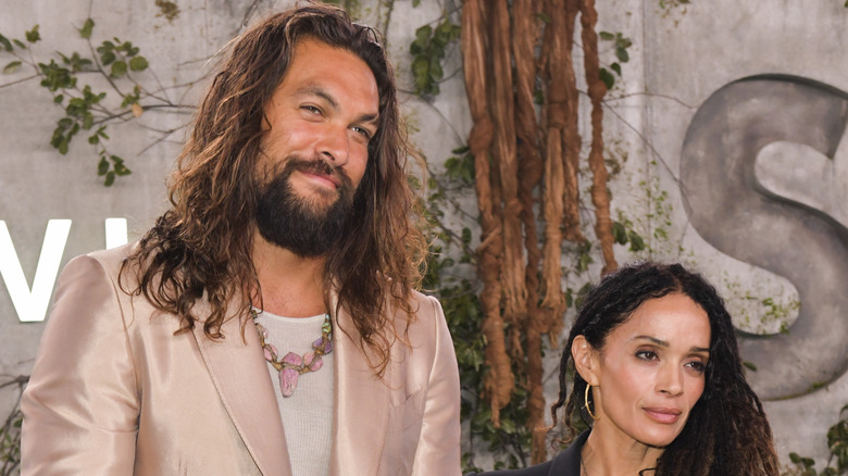 Jason Momoa and Lisa Bonet together