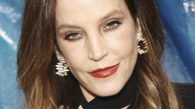 Lisa Marie Presley at the Golden Globes