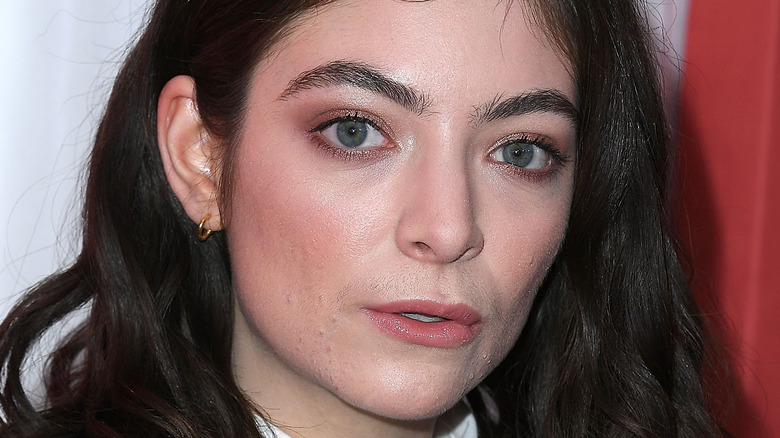 Lorde at the Grammys in 2018