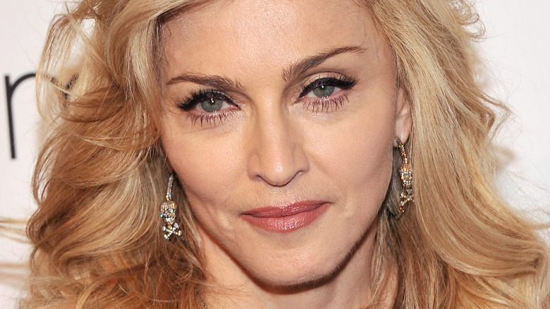 Madonna posing