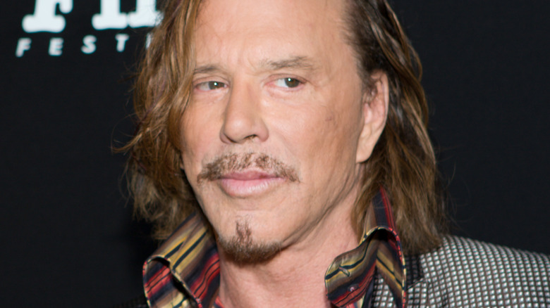 Mickey Rourke giving side-eye