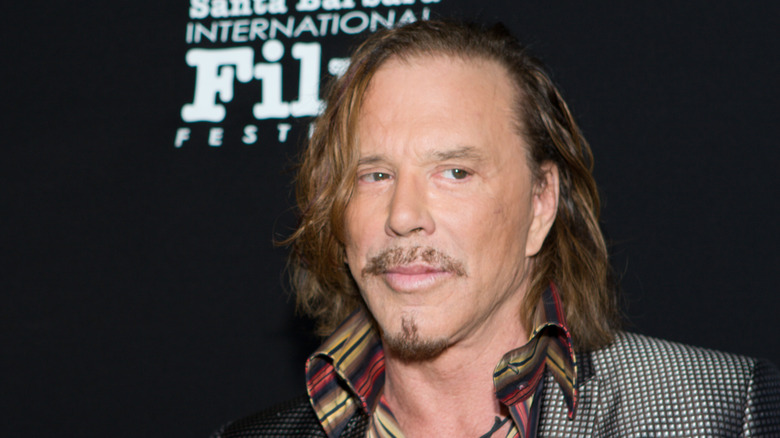 Mickey Rourke giving side-eye