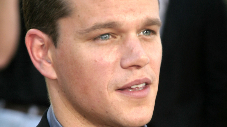 Matt Damon blue eyes red carpet