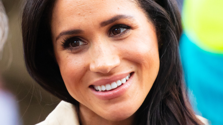 Meghan Markle smiling