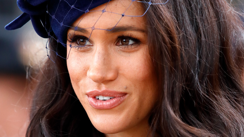 Meghan Markle wearing a hat