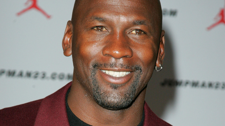 Michael Jordan smiling