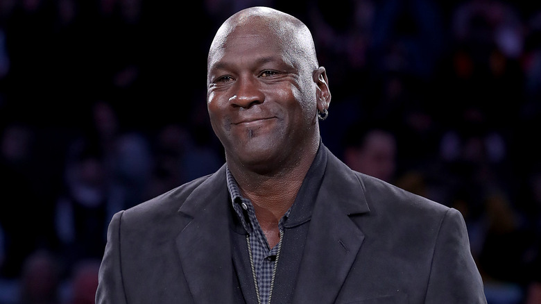 Michael Jordan smiling