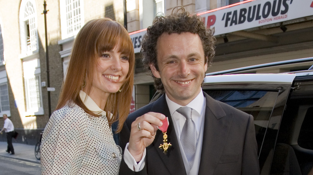 Michael Sheen with the OBE