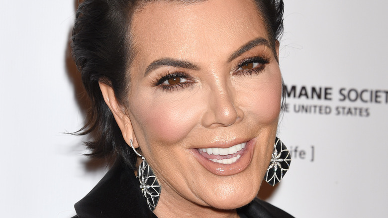 Kris Jenner at art gallery opening